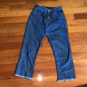 Misguided Cropped Mom Jeans